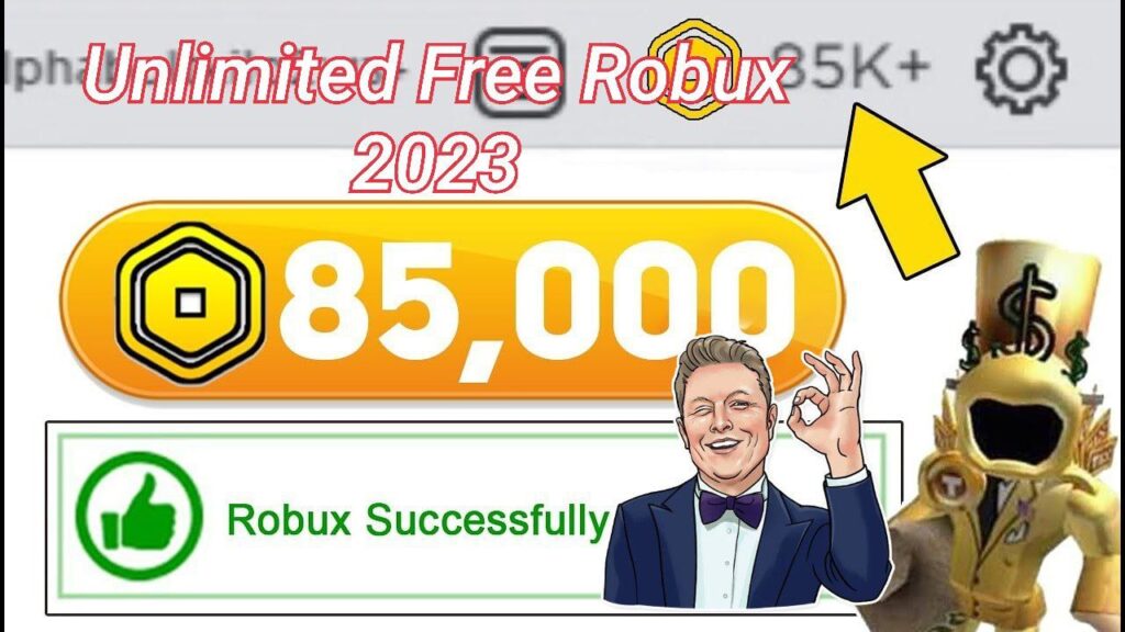 Roblox Free Unlimited Robux 2023